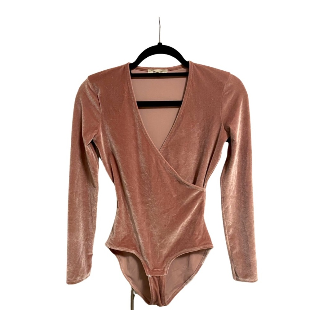 Madewell Velvet Bodysuit